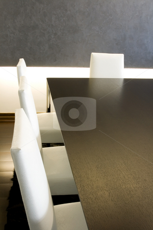 To use this stock image in your creative project, please select the size you need over to the right and click the "Add to Cart" button.
Your downloaded image will come with the Cutcaster watermark removed so don’t worry about the watermark you see on this page. Trendy Modern Dining Room stock photo, Close up on a Trendy Modern Dining Room and Dinner Table by Mehmet Dilsiz