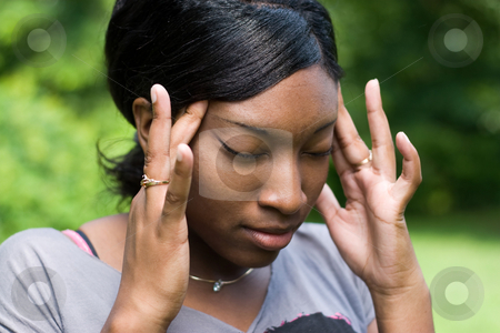 To use this stock image in your creative project, please select the size you need over to the right and click the "Add to Cart" button.
Your downloaded image will come with the Cutcaster watermark removed so don’t worry about the watermark you see on this page. Painful Headache stock photo, This young woman is experiencing intense stress or pain from a splitting headache. by Todd Arena