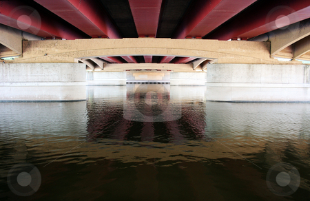 To use this stock image in your creative project, please select the size you need over to the right and click the "Add to Cart" button.
Your downloaded image will come with the Cutcaster watermark removed so don’t worry about the watermark you see on this page. Underneath stock photo, Bridge is located in Wichita, Kansas by Margaret Roew
