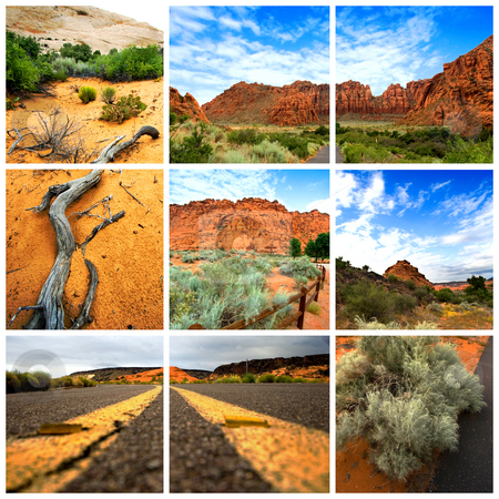 To use this stock image in your creative project, please select the size you need over to the right and click the "Add to Cart" button.
Your downloaded image will come with the Cutcaster watermark removed so don’t worry about the watermark you see on this page. Sand Canyon - Utah stock photo, Collage of Sand Canyon Utah Nature Scenes by Mehmet Dilsiz