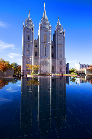 To use this stock image in your creative project, please select the size you need over to the right and click the "Add to Cart" button.
Your downloaded image will come with the Cutcaster watermark removed so don’t worry about the watermark you see on this page. Salt Lake City, UT: October 30 Mormon Temple in Salt Lake City, stock photo, Salt Lake City, UT: October 30 Mormon Temple in Salt Lake City, Utah by Mehmet Dilsiz