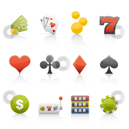 To use this stock image in your creative project, please select the size you need over to the right and click the "Add to Cart" button.
Your downloaded image will come with the Cutcaster watermark removed so don’t worry about the watermark you see on this page. Icon Set - Casino stock vector clipart, Set of icons on white background in Adobe Illustrator EPS 8 format for multiple applications. by Sebasti??n Al?