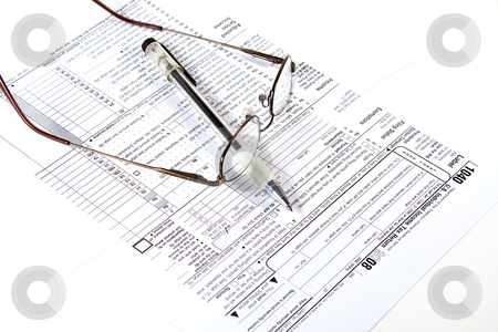 To use this stock image in your creative project, please select the size you need over to the right and click the "Add to Cart" button.
Your downloaded image will come with the Cutcaster watermark removed so don’t worry about the watermark you see on this page. Preparing Taxes stock photo, Preparing Taxes - Form 1040 for 2008 by Mehmet Dilsiz