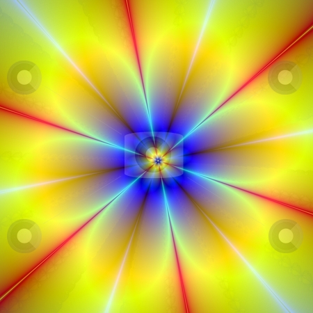 To use this stock image in your creative project, please select the size you need over to the right and click the "Add to Cart" button.
Your downloaded image will come with the Cutcaster watermark removed so don’t worry about the watermark you see on this page. Fractal Flower In Yellow stock photo, Computer generated abstract image with a floral design in blue and yellow. by Colin Forrest
