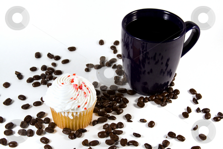 To use this stock image in your creative project, please select the size you need over to the right and click the "Add to Cart" button.
Your downloaded image will come with the Cutcaster watermark removed so don’t worry about the watermark you see on this page. Isolated Coffee Mug with Cupcake stock photo, Isolated Coffee Mug with beans and cupcakes by Mehmet Dilsiz
