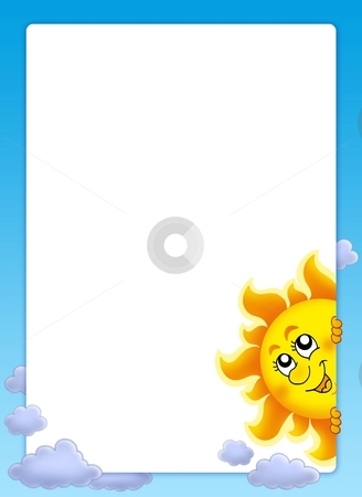 To use this stock image in your creative project, please select the size you need over to the right and click the "Add to Cart" button.
Your downloaded image will come with the Cutcaster watermark removed so don’t worry about the watermark you see on this page. Frame with lurking Sun stock photo, Frame with lurking Sun - color illustration. by Klara Viskova