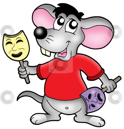 To use this stock image in your creative project, please select the size you need over to the right and click the "Add to Cart" button.
Your downloaded image will come with the Cutcaster watermark removed so don’t worry about the watermark you see on this page. Caroon mouse actor stock photo, Cartoon mouse actor - color illustration. by Klara Viskova
