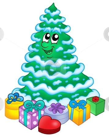 To use this stock image in your creative project, please select the size you need over to the right and click the "Add to Cart" button.
Your downloaded image will come with the Cutcaster watermark removed so don’t worry about the watermark you see on this page. Snowy Christmas tree with gifts stock photo, Snowy Christmas tree with gifts - color illustration. by Klara Viskova