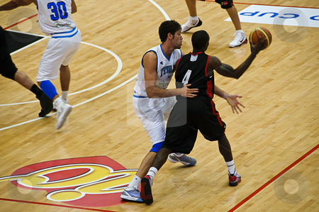 To use this stock image in your creative project, please select the size you need over to the right and click the "Add to Cart" button.
Your downloaded image will come with the Cutcaster watermark removed so don’t worry about the watermark you see on this page. FIBA Trentino Cup: Italy vs Canada stock photo, Game 2 of FIBA Trentino Cup: Italy vs Canada. The tournament was played in Trento (Italy) between the 25th and the 27th of July 2009. Photo taken on the 25th of July, 2009 by Alessandro Rizzolli