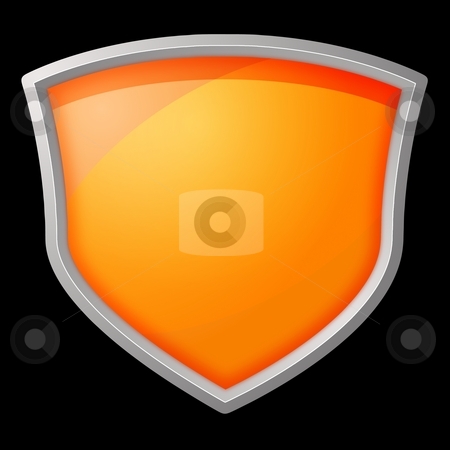 To use this stock image in your creative project, please select the size you need over to the right and click the "Add to Cart" button.
Your downloaded image will come with the Cutcaster watermark removed so don’t worry about the watermark you see on this page. Shield stock photo, Orange shield with silver frame on black background by Henrik Lehnerer