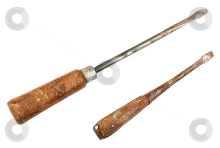 To use this stock image in your creative project, please select the size you need over to the right and click the "Add to Cart" button.
Your downloaded image will come with the Cutcaster watermark removed so don’t worry about the watermark you see on this page. Screw-driver. stock photo, Screw-driver. Old and dirty condition. Isolated on white. by Andrey Khritin