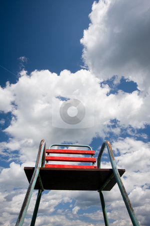 To use this stock image in your creative project, please select the size you need over to the right and click the "Add to Cart" button.
Your downloaded image will come with the Cutcaster watermark removed so don’t worry about the watermark you see on this page. Red chair stock photo, Chair in a lake by Istv??n Cs??k
