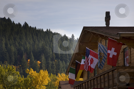 To use this stock image in your creative project, please select the size you need over to the right and click the "Add to Cart" button.
Your downloaded image will come with the Cutcaster watermark removed so don’t worry about the watermark you see on this page. German Building International Flags Leavenworth Washington stock photo, German Building International Flags Leavenworth Washington, October 10, 2008 by William Perry