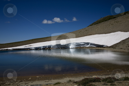 To use this stock image in your creative project, please select the size you need over to the right and click the "Add to Cart" button.
Your downloaded image will come with the Cutcaster watermark removed so don’t worry about the watermark you see on this page. Frozen Lake, Sunrise, Mount Rainier stock photo, Frozen Lake, Sunrise, Mount Rainier, Snow in August, National Park Water with Reflection by William Perry