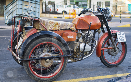To use this stock image in your creative project, please select the size you need over to the right and click the "Add to Cart" button.
Your downloaded image will come with the Cutcaster watermark removed so don’t worry about the watermark you see on this page. Motorbike stock photo, Three wheeled motorbike by Fredrik Elfdahl