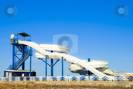To use this stock image in your creative project, please select the size you need over to the right and click the "Add to Cart" button.
Your downloaded image will come with the Cutcaster watermark removed so don’t worry about the watermark you see on this page. Water slide stock photo, A water slide by Fredrik Elfdahl