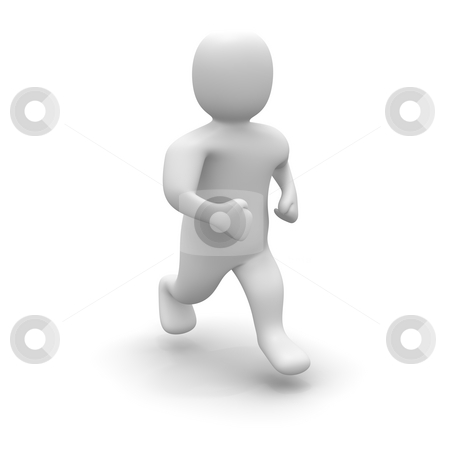 To use this stock image in your creative project, please select the size you need over to the right and click the "Add to Cart" button.
Your downloaded image will come with the Cutcaster watermark removed so don’t worry about the watermark you see on this page. Running man. 3d rendered illustration isolated on white. stock photo, Running man. 3d rendered illustration isolated on white. by Jiri Moucka