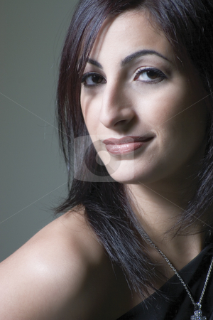 To use this stock image in your creative project, please select the size you need over to the right and click the "Add to Cart" button.
Your downloaded image will come with the Cutcaster watermark removed so don’t worry about the watermark you see on this page. Fashion model stock photo, Fashion model looking for shoulder in little black dress by Yann Poirier