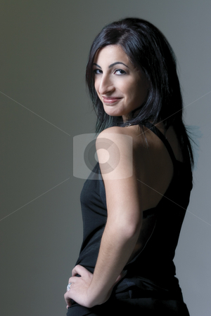 To use this stock image in your creative project, please select the size you need over to the right and click the "Add to Cart" button.
Your downloaded image will come with the Cutcaster watermark removed so don’t worry about the watermark you see on this page. Fashion model stock photo, Fashion model in vamp position by Yann Poirier