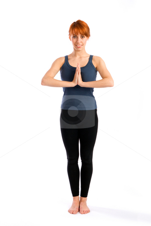 To use this stock image in your creative project, please select the size you need over to the right and click the "Add to Cart" button.
Your downloaded image will come with the Cutcaster watermark removed so don’t worry about the watermark you see on this page. Attractive Woman Standing in Yoga Pose stock photo, Young attractive woman standing in Yoga pose, isolated over white background. by Rognar