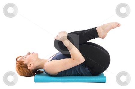 To use this stock image in your creative project, please select the size you need over to the right and click the "Add to Cart" button.
Your downloaded image will come with the Cutcaster watermark removed so don’t worry about the watermark you see on this page. Yoga Exercise stock photo, Young female doing yoga exercise, isolated on white background. by Rognar