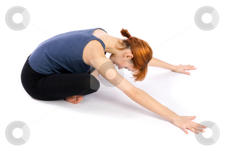 To use this stock image in your creative project, please select the size you need over to the right and click the "Add to Cart" button.
Your downloaded image will come with the Cutcaster watermark removed so don’t worry about the watermark you see on this page. Woman doing Yoga Exercise stock photo, Woman doing yoga exercise called Adho Mukha Sukhasana (Downward Facing Comfortable Pose), isolated over white background. by Rognar