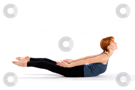 To use this stock image in your creative project, please select the size you need over to the right and click the "Add to Cart" button.
Your downloaded image will come with the Cutcaster watermark removed so don’t worry about the watermark you see on this page. Slim Young Woman doing Yoga Exercise stock photo, Young slim woman doing yoga exercise called Salabhasana, isolated on white background. by Rognar