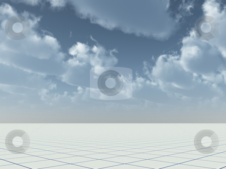 To use this stock image in your creative project, please select the size you need over to the right and click the "Add to Cart" button.
Your downloaded image will come with the Cutcaster watermark removed so don’t worry about the watermark you see on this page. Tiles stock photo, Endless surface with tiles under blue sky - 3d illustration by J?