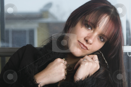 To use this stock image in your creative project, please select the size you need over to the right and click the "Add to Cart" button.
Your downloaded image will come with the Cutcaster watermark removed so don’t worry about the watermark you see on this page. Fashion model urban stock photo, Twenty something fashion model with urban look by Yann Poirier