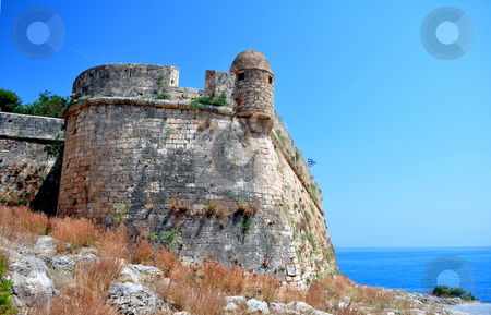To use this stock image in your creative project, please select the size you need over to the right and click the "Add to Cart" button.
Your downloaded image will come with the Cutcaster watermark removed so don’t worry about the watermark you see on this page. Fortetza: Venetian fortress in Rethymno, Crete stock photo, Travel photography: medieval fortress in Crete, Greece by Fernando Barozza