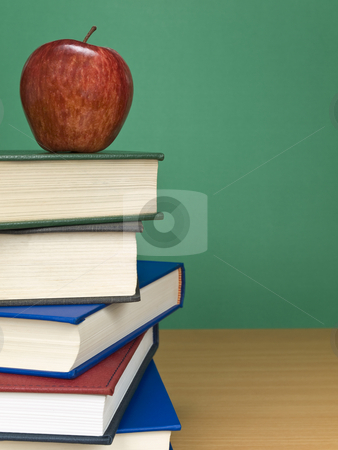 To use this stock image in your creative project, please select the size you need over to the right and click the "Add to Cart" button.
Your downloaded image will come with the Cutcaster watermark removed so don’t worry about the watermark you see on this page. Blank chalkboard stock photo, A blank chalkboard with an apple on top of a pile of books. by Ignacio Gonzalez Prado