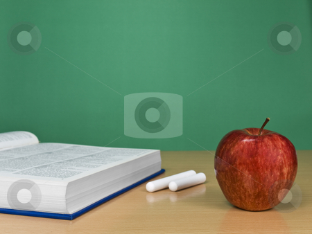To use this stock image in your creative project, please select the size you need over to the right and click the "Add to Cart" button.
Your downloaded image will come with the Cutcaster watermark removed so don’t worry about the watermark you see on this page. Blank chalkboard stock photo, A blank chalkboard with an apple, a book and some chalks. by Ignacio Gonzalez Prado