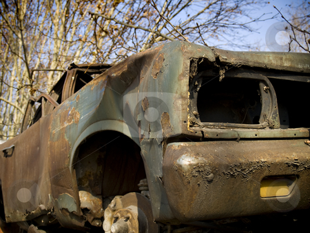 To use this stock image in your creative project, please select the size you need over to the right and click the "Add to Cart" button.
Your downloaded image will come with the Cutcaster watermark removed so don’t worry about the watermark you see on this page. Abandoned car stock photo, An old, broken and rusty abandoned car. by Ignacio Gonzalez Prado