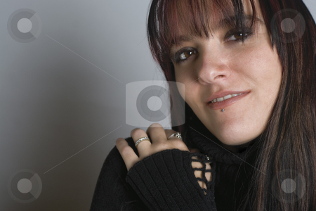 To use this stock image in your creative project, please select the size you need over to the right and click the "Add to Cart" button.
Your downloaded image will come with the Cutcaster watermark removed so don’t worry about the watermark you see on this page. Fashion model - head shot stock photo, Close up head shot of a twenty something fashion model by Yann Poirier
