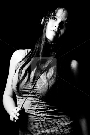 To use this stock image in your creative project, please select the size you need over to the right and click the "Add to Cart" button.
Your downloaded image will come with the Cutcaster watermark removed so don’t worry about the watermark you see on this page. Fashion model - listening to music stock photo, Twenty something fashion model listening to music with big headphone with sad expression by Yann Poirier