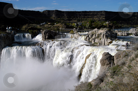 To use this stock image in your creative project, please select the size you need over to the right and click the "Add to Cart" button.
Your downloaded image will come with the Cutcaster watermark removed so don’t worry about the watermark you see on this page. Shoshone Falls stock photo, USA, Idaho, Twin Falls, Shoshone Falls by David Ryan
