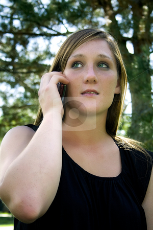 To use this stock image in your creative project, please select the size you need over to the right and click the "Add to Cart" button.
Your downloaded image will come with the Cutcaster watermark removed so don’t worry about the watermark you see on this page. Beautiful Girl in the Park in a Black Dress Talking on the Phone stock photo, Close up on a Beautiful in a Black Dress Talking on a Cell Phone Looking Up by Mehmet Dilsiz
