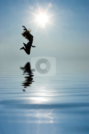 To use this stock image in your creative project, please select the size you need over to the right and click the "Add to Cart" button.
Your downloaded image will come with the Cutcaster watermark removed so don’t worry about the watermark you see on this page. Girl jumping high stock photo, Girl in high jump over the sea by Dmitry Rostovtsev