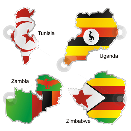 To use this stock image in your creative project, please select the size you need over to the right and click the "Add to Cart" button.
Your downloaded image will come with the Cutcaster watermark removed so don’t worry about the watermark you see on this page. Vector editable isolated african flags in map shape with details stock vector clipart, Vector editable isolated african flags in map shape with details by pilgrim.artworks