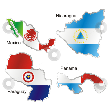 To use this stock image in your creative project, please select the size you need over to the right and click the "Add to Cart" button.
Your downloaded image will come with the Cutcaster watermark removed so don’t worry about the watermark you see on this page. Vector editable isolated american flags in map shape with details stock vector clipart, Vector editable isolated american flags in map shape with details by pilgrim.artworks