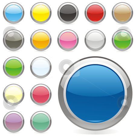 To use this stock image in your creative project, please select the size you need over to the right and click the "Add to Cart" button.
Your downloaded image will come with the Cutcaster watermark removed so don’t worry about the watermark you see on this page. Fully editable vector isolated internet icons and buttons stock vector clipart, Fully editable vector isolated internet icons and buttons by pilgrim.artworks