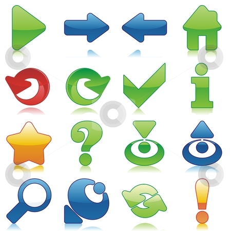 To use this stock image in your creative project, please select the size you need over to the right and click the "Add to Cart" button.
Your downloaded image will come with the Cutcaster watermark removed so don’t worry about the watermark you see on this page. Fully editable vector isolated internet icons and buttons stock vector clipart, Fully editable vector isolated internet icons and buttons by pilgrim.artworks