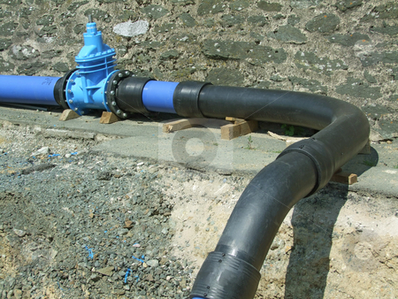 To use this stock image in your creative project, please select the size you need over to the right and click the "Add to Cart" button.
Your downloaded image will come with the Cutcaster watermark removed so don’t worry about the watermark you see on this page. Water pipe stock photo, Water pipe construction being laid. Shot in Germany by Birgit Reitz-Hofmann