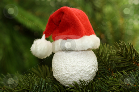 To use this stock image in your creative project, please select the size you need over to the right and click the "Add to Cart" button.
Your downloaded image will come with the Cutcaster watermark removed so don’t worry about the watermark you see on this page. Santa claus cap stock photo, Christmas tree ball with santa claus cap on green background by Birgit Reitz-Hofmann