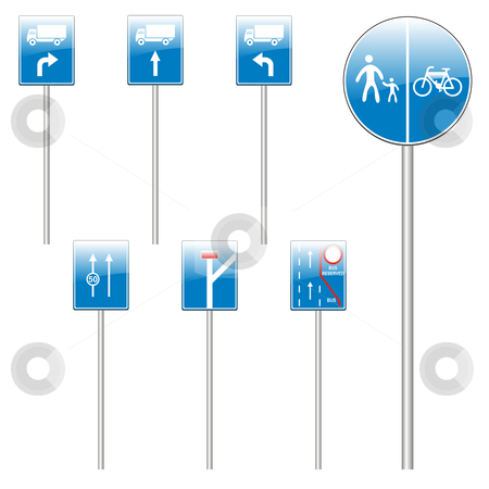 To use this stock image in your creative project, please select the size you need over to the right and click the "Add to Cart" button.
Your downloaded image will come with the Cutcaster watermark removed so don’t worry about the watermark you see on this page. Fully editable vector european traffic signs with stick stock vector clipart, Fully editable vector european traffic signs with stick by pilgrim.artworks