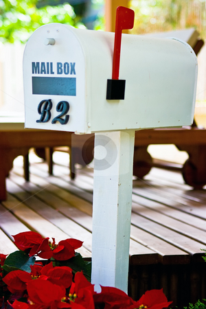 To use this stock image in your creative project, please select the size you need over to the right and click the "Add to Cart" button.
Your downloaded image will come with the Cutcaster watermark removed so don’t worry about the watermark you see on this page. Mailbox stock photo, White painted mail box in tropical scene by Dmitry Rostovtsev