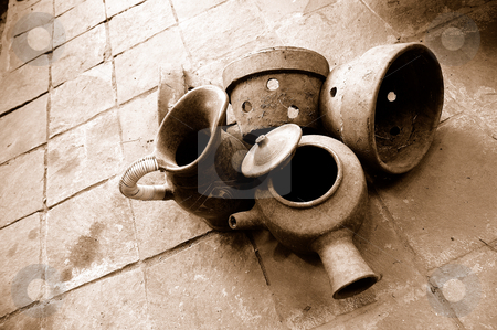To use this stock image in your creative project, please select the size you need over to the right and click the "Add to Cart" button.
Your downloaded image will come with the Cutcaster watermark removed so don’t worry about the watermark you see on this page. Pottery stock photo, Traditional pottery produced by many indonesian people by Bayu Harsa