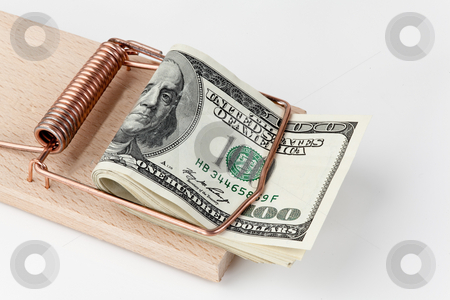 To use this stock image in your creative project, please select the size you need over to the right and click the "Add to Cart" button.
Your downloaded image will come with the Cutcaster watermark removed so don’t worry about the watermark you see on this page. U.S. dollars in bank notes in mousetrap stock photo, Many U.S. dollar banknotes in mousetrap by Erwin Johann Wodicka
