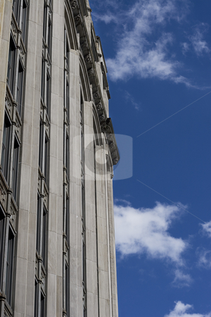 To use this stock image in your creative project, please select the size you need over to the right and click the "Add to Cart" button.
Your downloaded image will come with the Cutcaster watermark removed so don’t worry about the watermark you see on this page. Side wall stock photo, Side wall of an old stone building on a clear day with some cloud by Yann Poirier