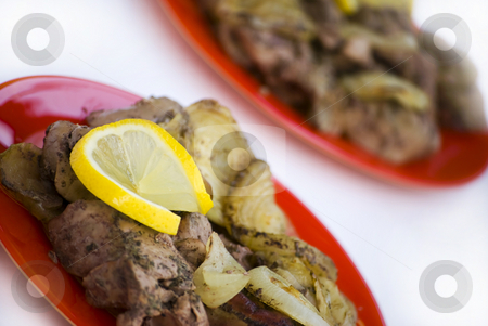 To use this stock image in your creative project, please select the size you need over to the right and click the "Add to Cart" button.
Your downloaded image will come with the Cutcaster watermark removed so don’t worry about the watermark you see on this page. Chicken liver stock photo, Chicken liver with lemon and onion by Desislava Dimitrova